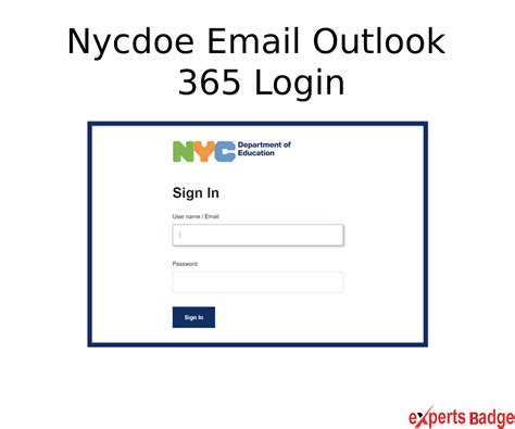Nyc doe email outlook 365 login - Your New York City Department of Education network login is used to access many different systems including email, HSST, payroll and other sensitive applications. Because of the ability of your network account to access various systems, we have implemented 4 different safeguards to protect your account. Password Expiration